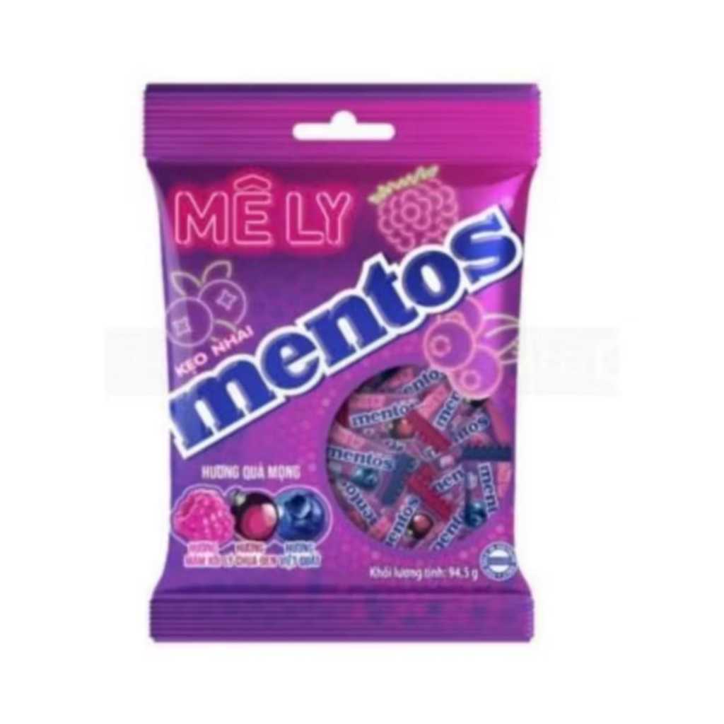 

MENTOS BERRY GOOD 120g [Isi 40 Butir] Permen Kunyah Rasa Rasberry, Blackcurrant, Blueberry– Chewy Dragees – Sensasi Bikin Nagih Banget- Beli Banyak = Makin Murah!!!