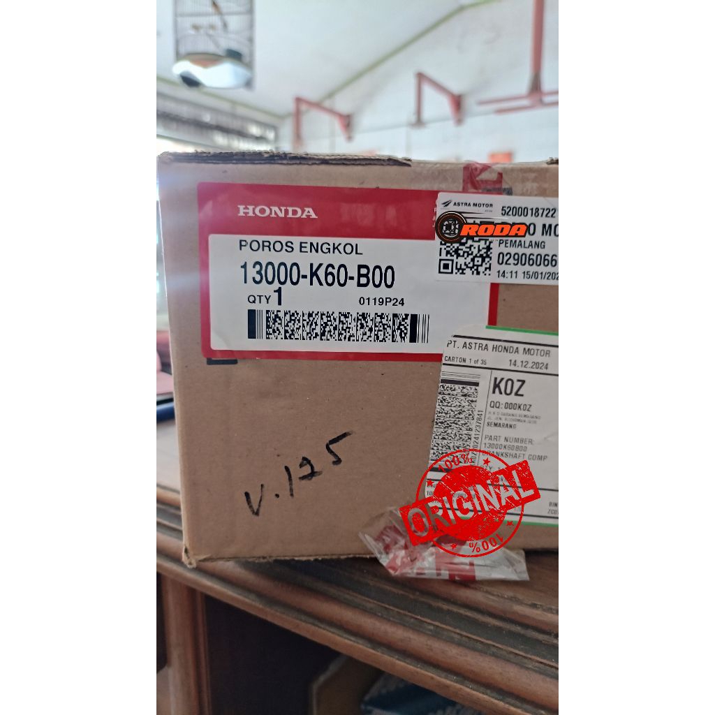 Kruk As Crankshaft Comp Vario 125 13000-K60-B00