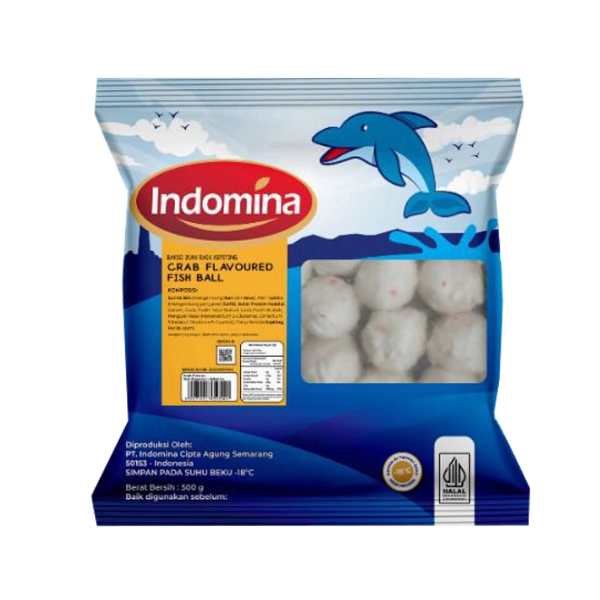 

Indomina Crab Flavoured Fish Ball 500g