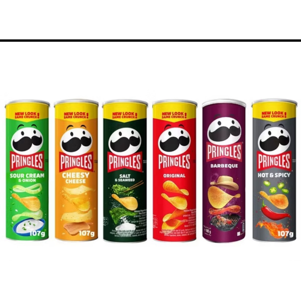 

PRINGLES POTATO CHIPS / KERIPIK KENTANG102 gram ALL Variant