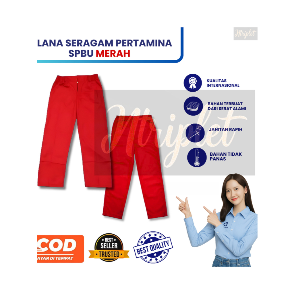 Celana Spbu | Seragam Spbu Operator | Baju Celana Spbu | Seragam Spbu Merah | Seragam Pertamina
