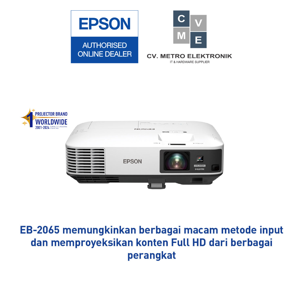 Proyektor EPSON EB-2065 EB2065 EB 2065 Proyektor Bagus Berkualitas 3LCD Garansi Resmi