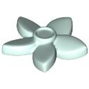 Lego Light Aqua Part 18853 Friends Accessories Hair Decoration, Flower with Pointed Petals and Small