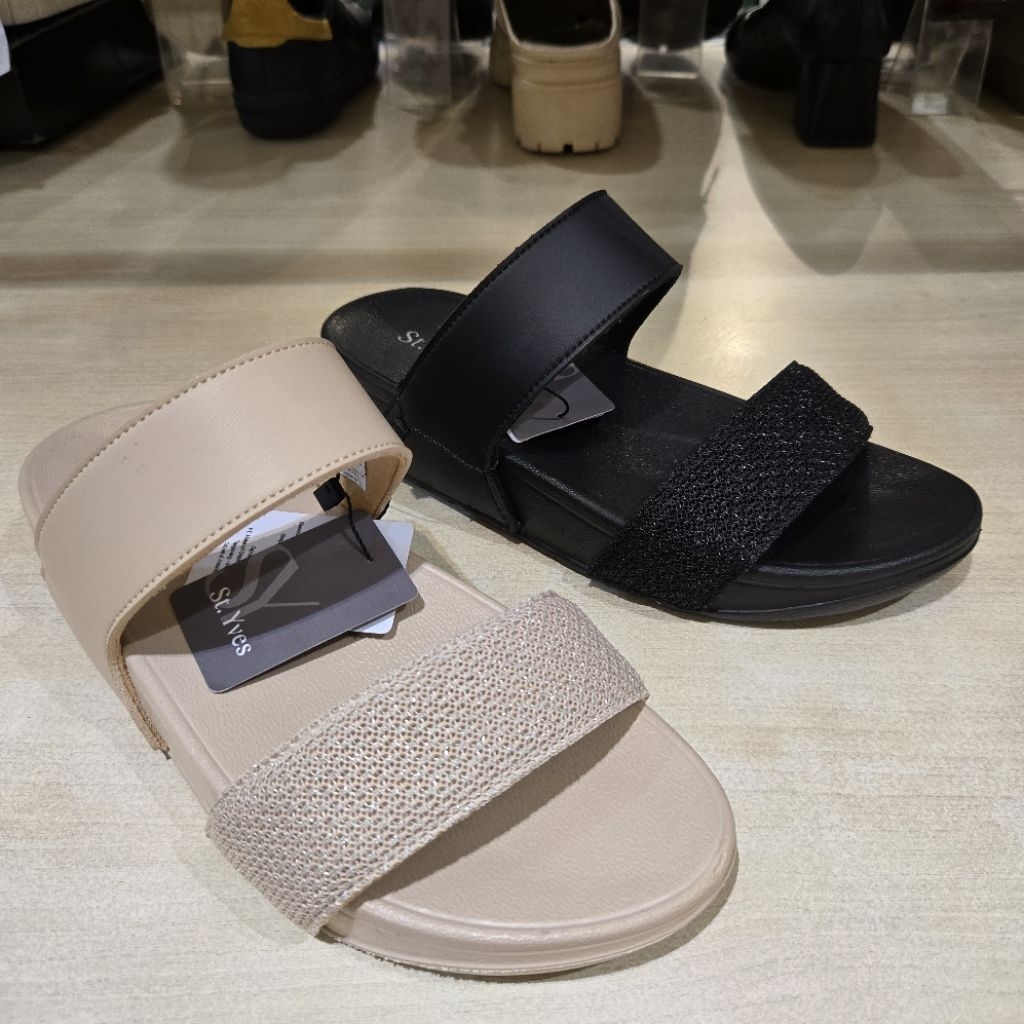 St yves sandal wedges 4cm wanita ringan & empuk bangets ori size 36-40