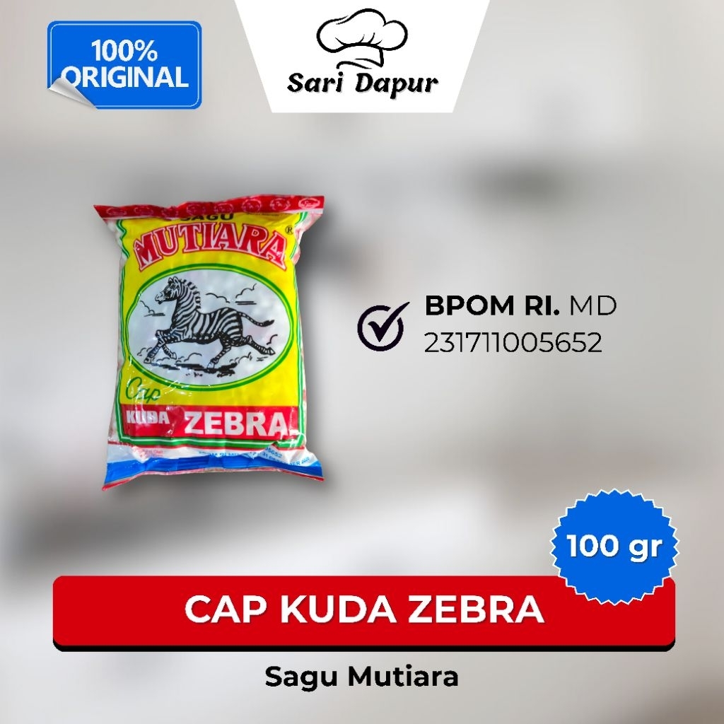 

CAP KUDA ZEBRA Sagu Mutiara 100gr