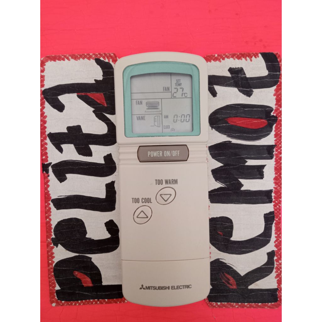 REMOTE AC MITSUBISHI CG 3M SPLIT ORIGINAL TERLENGKAP