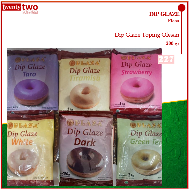 

Plaza Dip Glaze Selai Olesan Toping Donat 200gr