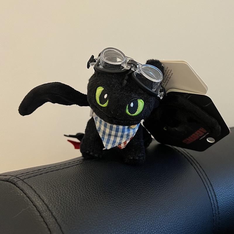 How to Train Your Dragon Toothless Custom Plush Keychain | Gantungan Boneka Plush Naga Lucu Gemoy Mi