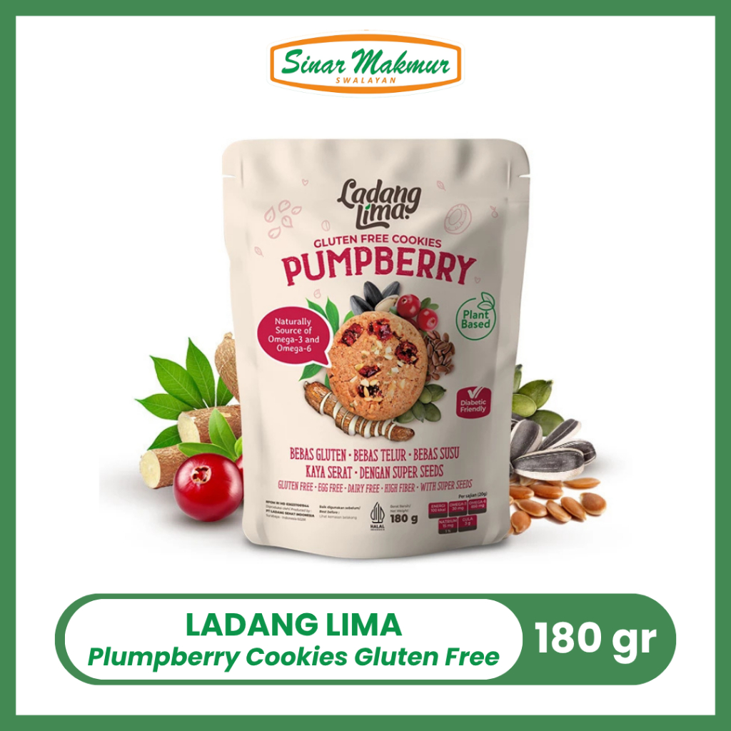

Ladang Lima Plumpberry Cookies Gluten Free 180gr