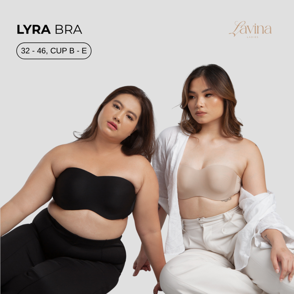 Bh Jumbo Tanpa Tali ANTI MELOROT LYRA (Size 32-46) Bra PLUS SIZE Strapless Bra Wanita