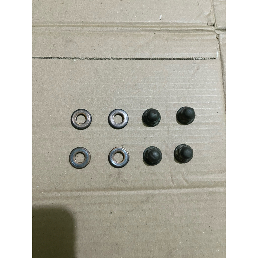 MUR RING TEMBAGA KUNINGAN  BAUT ANCER SUNDUK TUSUK SATE KOP MEGAPRO TIGER GL ORIGINAL COPOTAN