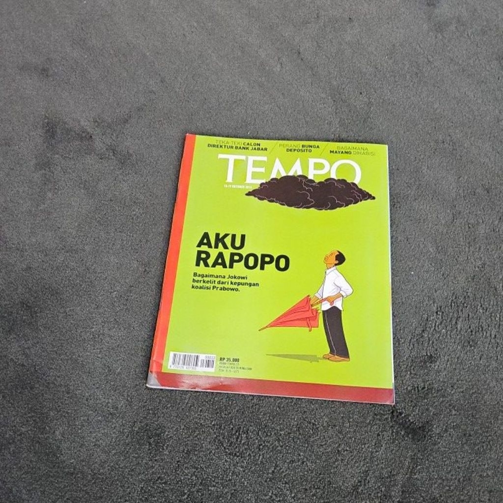 Majalah Tempo Terbaru Aku Rapopo 13-19 Oktober 2014