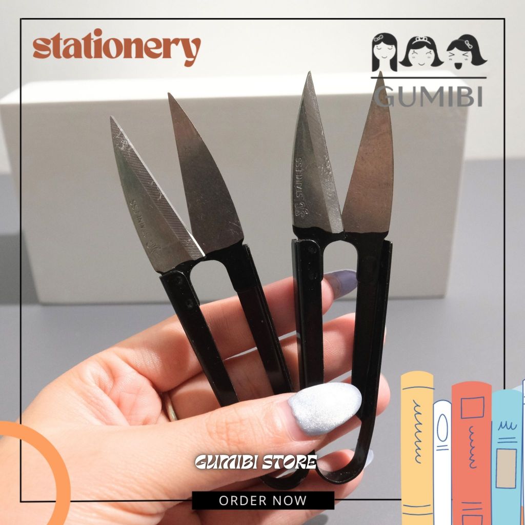 

GUNTING BUANG BENANG POTONG BENANG GUNTING BUANG BENANG JAHIT WARNA HITAM ONLY BLACK COLOR