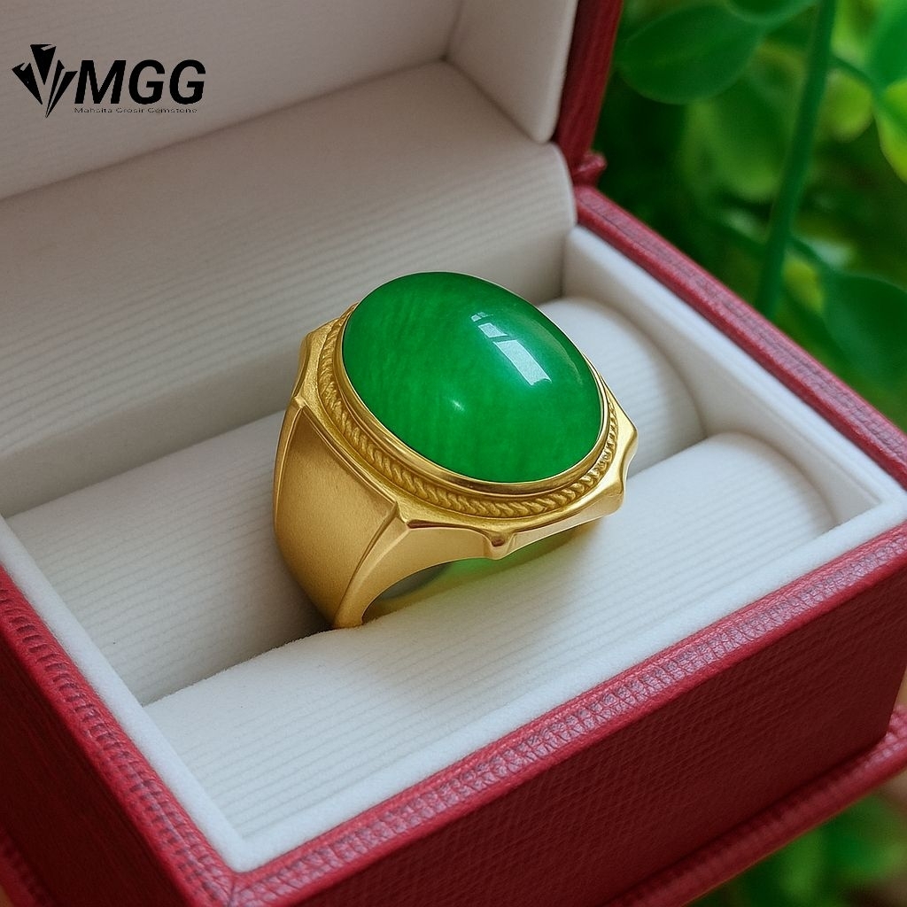 CINCIN BATU AKIK GIOK BURMA ORIGINAL STONE