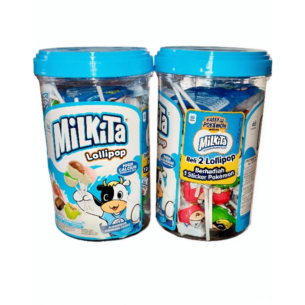 

Milkita Lollipop Assorted 30pcs + bonus stiker