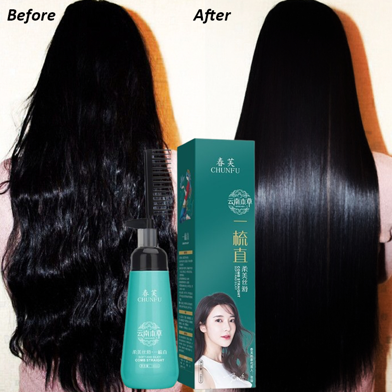 Pelurus rambut permanen tanpa catok Cream pelurus rambut Smoothing rambut permanen Untuk rambut keri