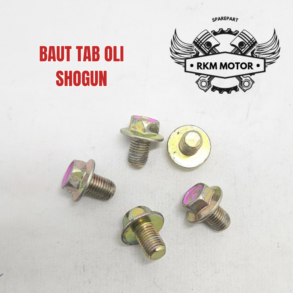 BAUT TAP TAB OLI SHOGUN  BAUT TUTUP OLI SMASH