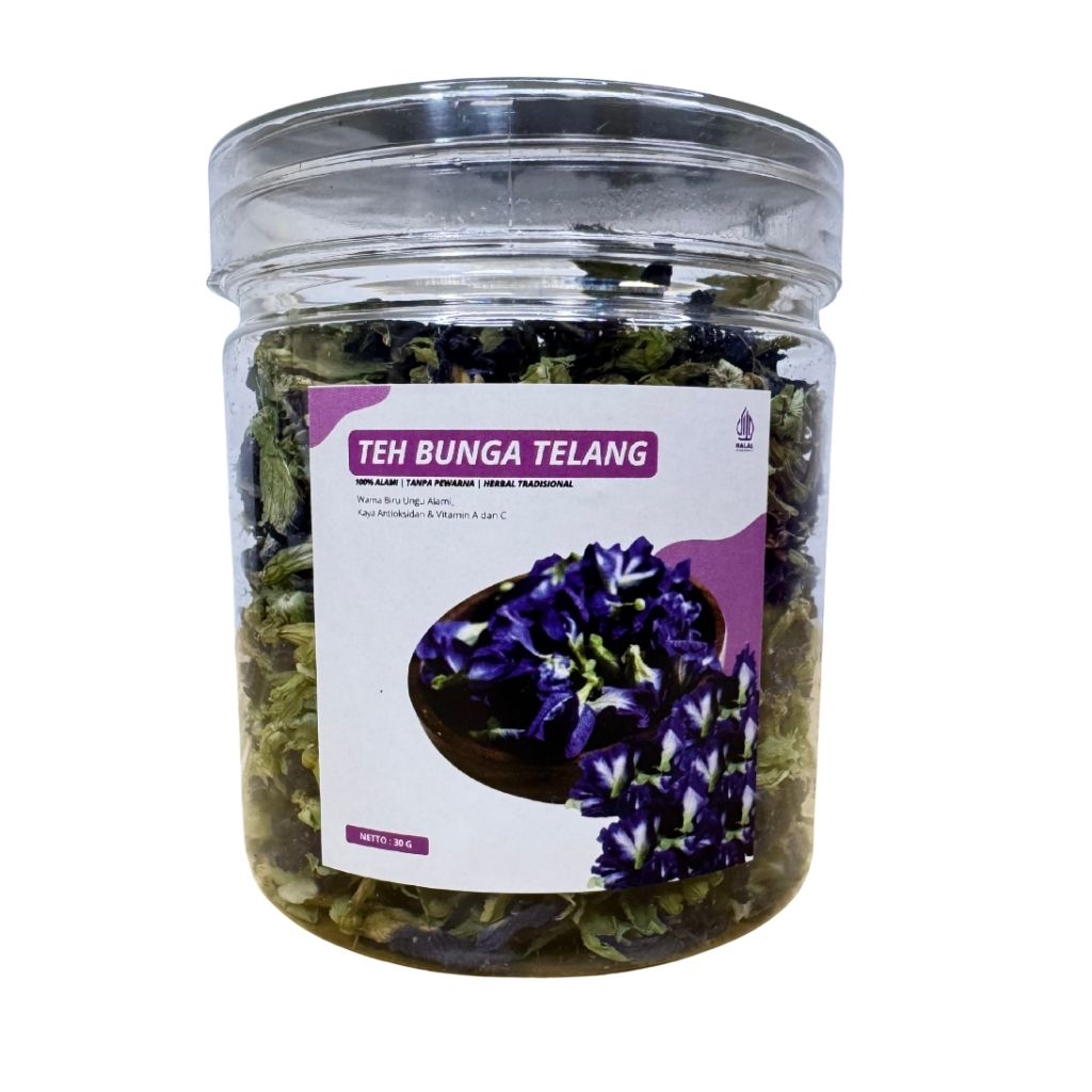 

Teh Bunga Telang Kering 30 Gram Bunga Telang Kering Premium Organik