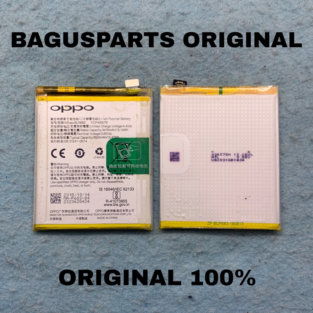BATERAI BATRE BATTERY BLP683 OPPO F9 PRO ORIGINAL COPOTAN