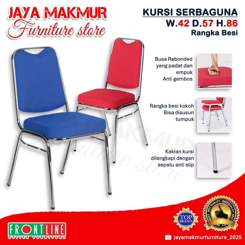 (JM) Kursi Kantor Susun/ Kursi Staff/ Kursi Tunggu - Falas Frontline