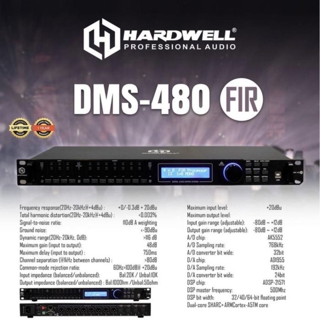 DMS 480 FIR Hardwell Management Audio