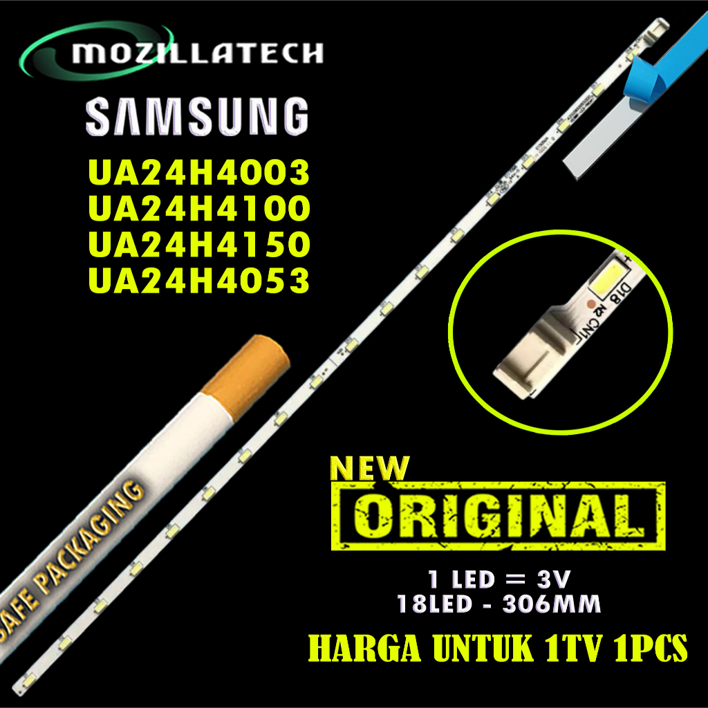 LAMPU LED BACKLIGHT SAMSUNG UA24H4003 UA24H4150 UA24H4053 BACKLIGHT SAMSUNG 24H4003 24H4150 24H4053