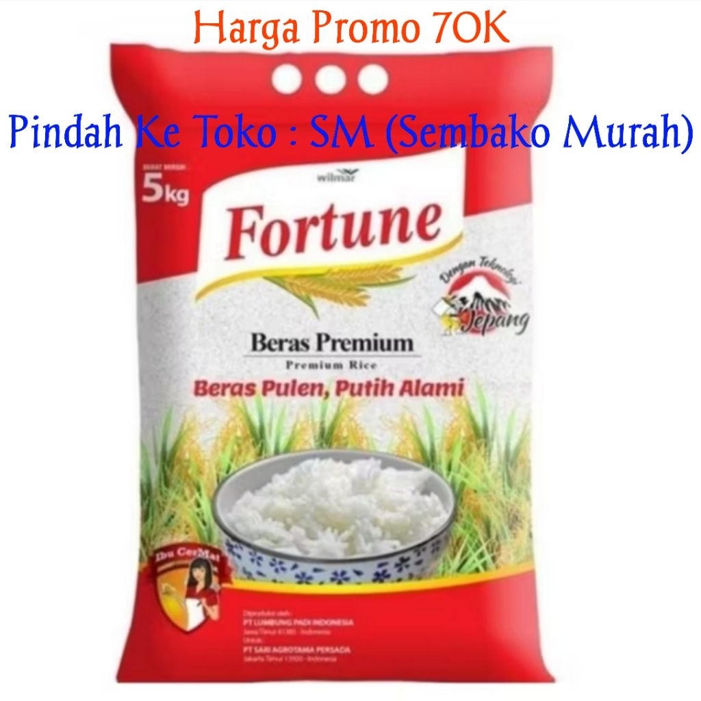 

FORTUNE Beras Premium 5kg