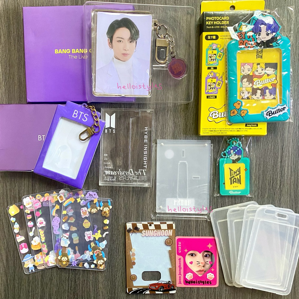 PRELOVED PHOTOCARD HOLDER CAHOL FRAME PHOTO BTS DICON JUNGKOOK BBC HYBE TINYTAN JK CAHOL DECO SUNGHO