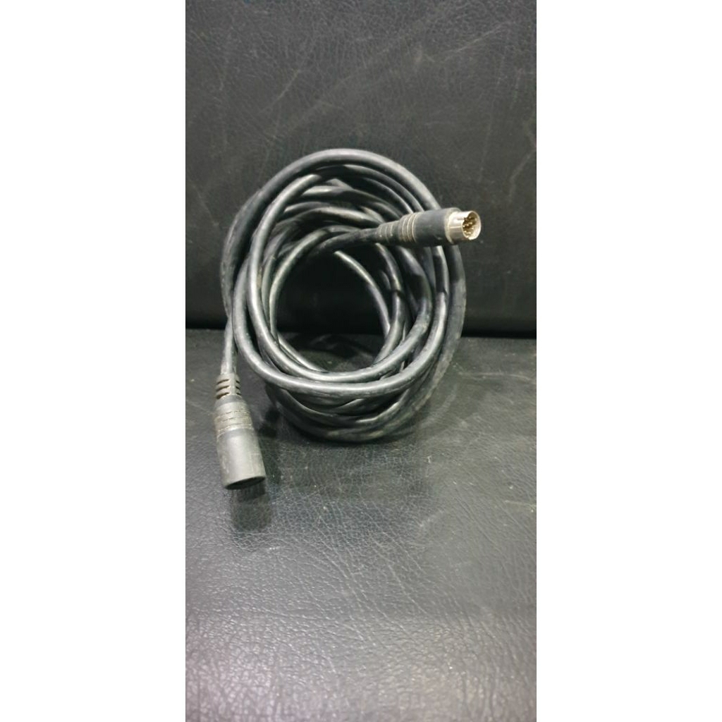 soket jack kabel audio mobil 8 pin male dan female bekas 3 meter