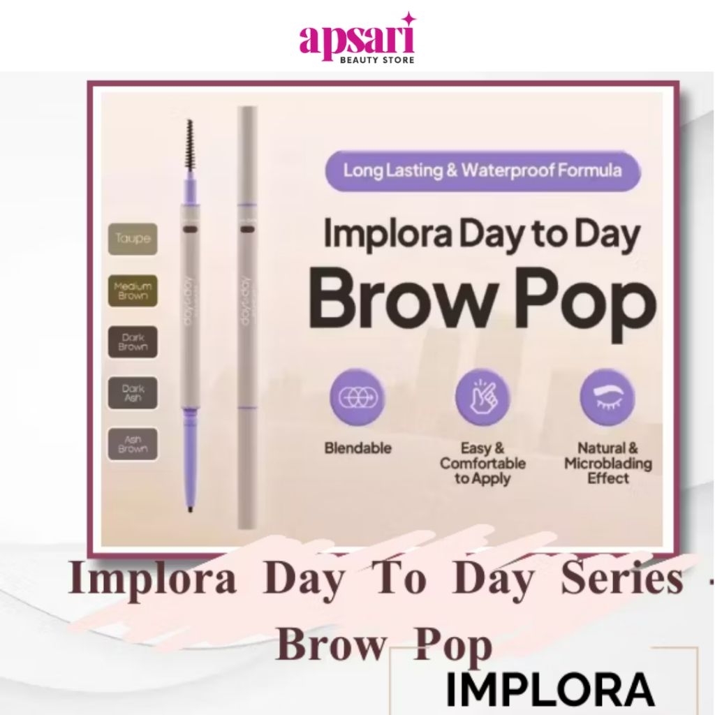 IMPLORA DayToDay Brow Pop Eyebrow Pencil