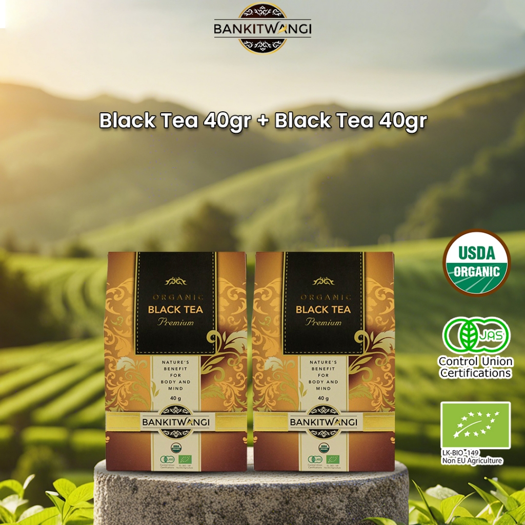 

Paket Bundling Bankitwangi Organic Black Tea 40gr + Black Tea 40gr