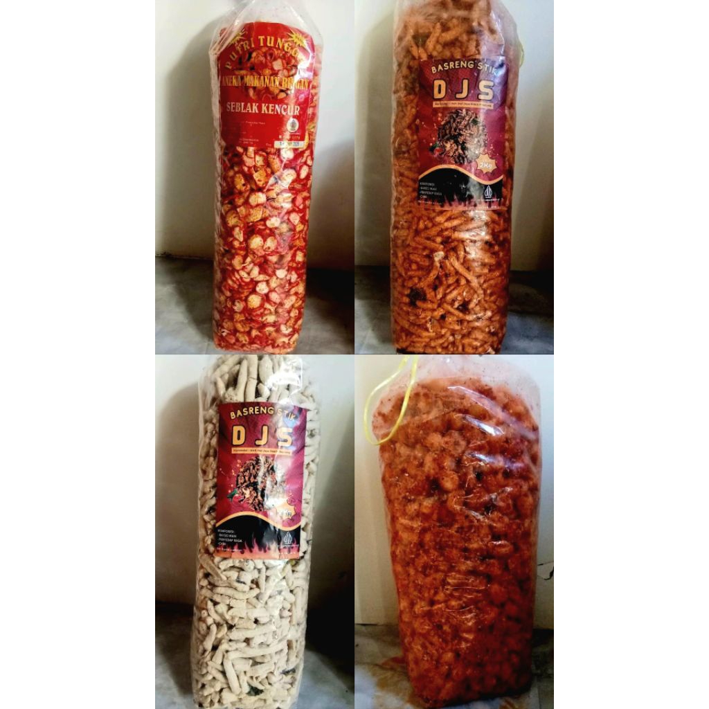 

MAKARONI SEBLAK KERING BASRENG STICK ASIN PEDAS SIOMAY KERING PEDAS DAUN JERUK
