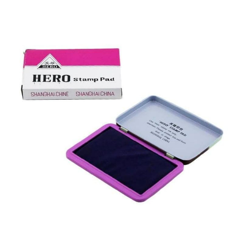 

HERO STAMP PAD bantalan stempel ungu
