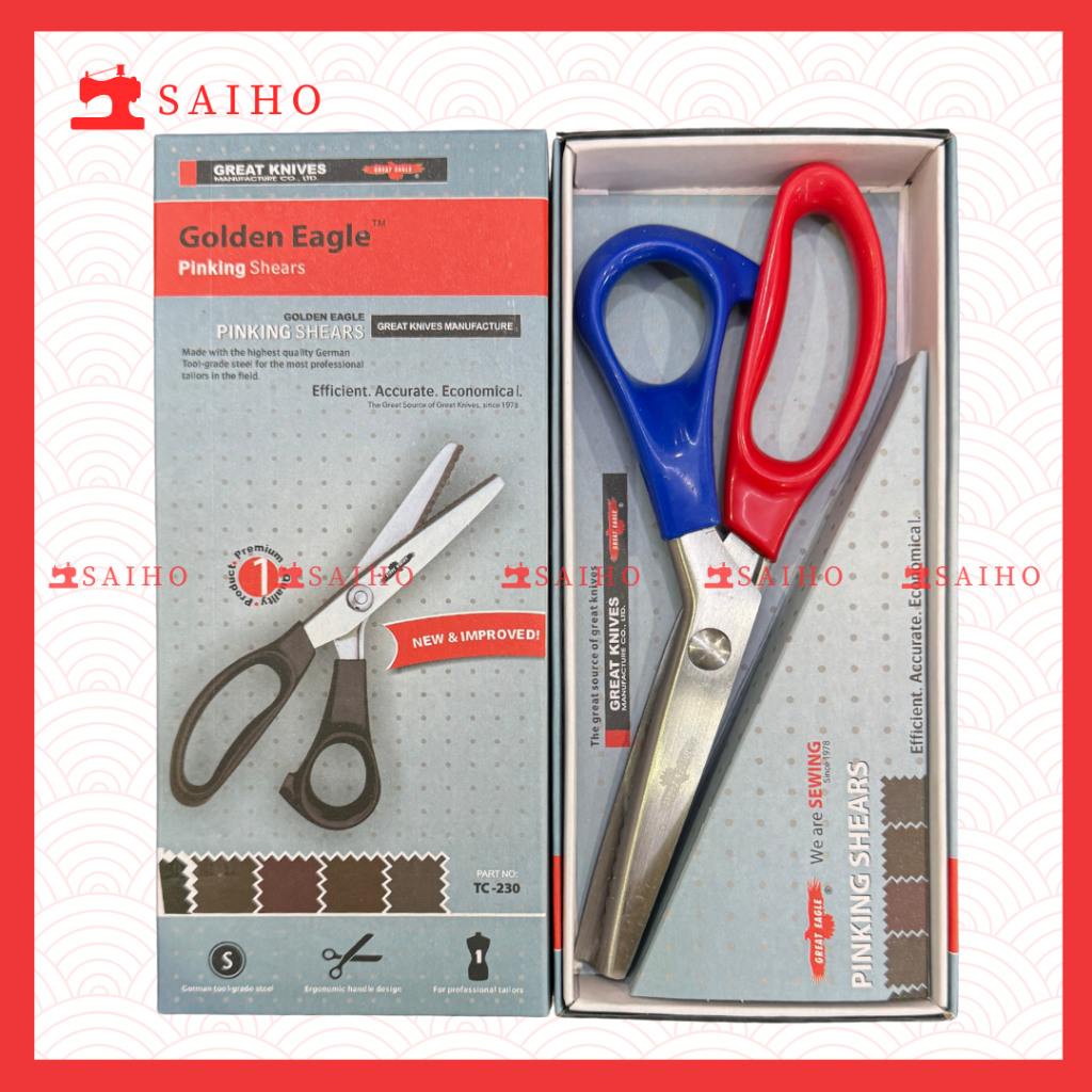 

GUNTING ZIG ZAG GOLDEN EAGLE PINKING SHEARS