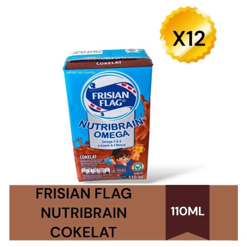 

Susu UHT Frisian Flag COKLAT 110ml 1 KARTON isi 36 pc | COKELAT CHOCOLATE 110 ml