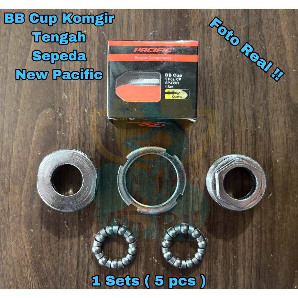 BB Cup 1 Sets Komgir Sepeda Comgear Tengah Sepeda Mini Lipat MTB Gunung Jengki Ontel Pacific SP-F601