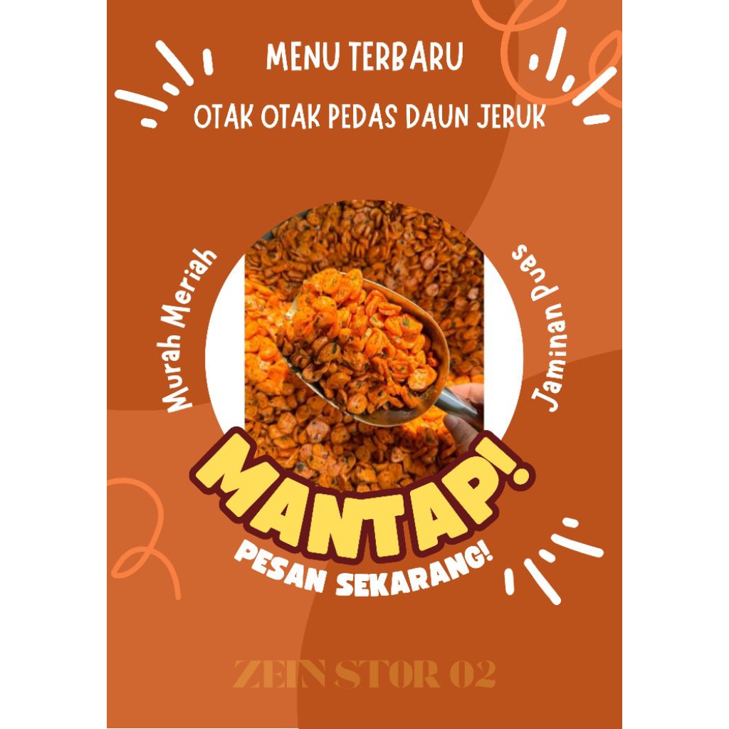 

OTAK OTAK CRISPY PEDAS DAUN JERUK 100GR