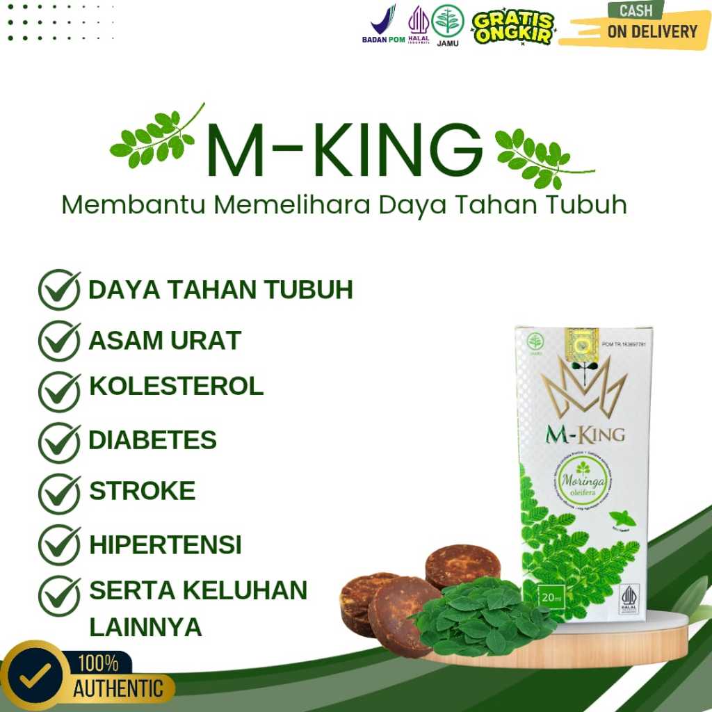 

M-KING JAMU TETES HERBAL BERBAGAI MACAM PENYAKIT BPOM HALAL ORIGINAL