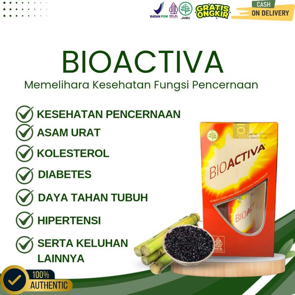 

BioActiva Jamu Tetes Original Atasi Gangguan Pencernaan 100% & Segala Penyakit