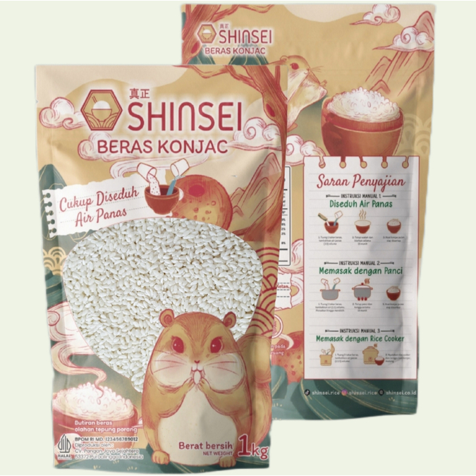 

SHINSEI KONJAC RICE - 1X POUCH 1 KG 1KG BERAS PORANG SHIRATAKI GRAB GOJEK GOSEND INSTANT BANDUNG HALAL LEGIT AUTHENTIC ORIGINAL BEST SELLER SALE PROMO VIRAL KONJAC JAPONICA JEPANG PORANG RICE SHIRATAKI DIET DIABETES RENDAH KALORI HIGH EXPORT QUALITY RICE