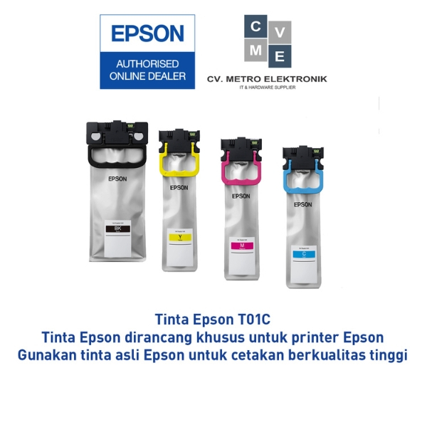 Tinta Catridge EPSON T01C T-01C T 01C WF-C579R WF579R 579R Original