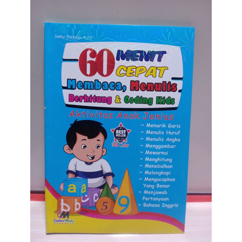 60 menit cepat membaca menulis berhitung dan coding kids clr CM