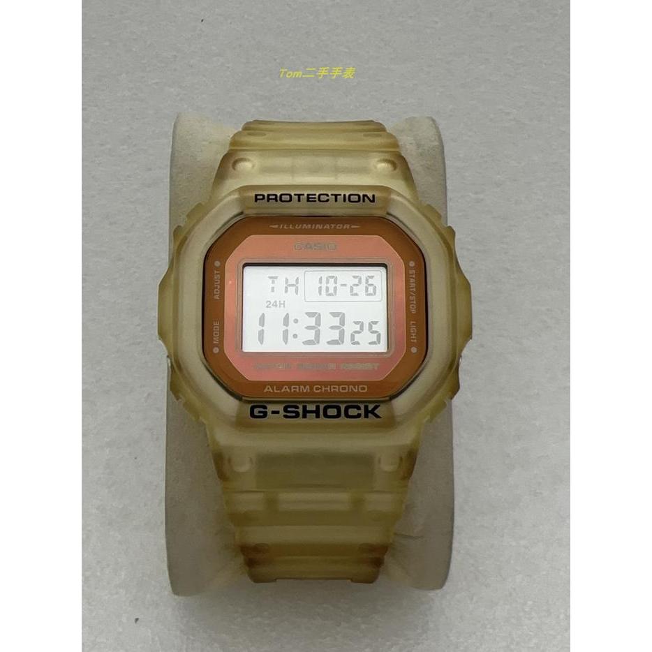 Casio G-SHOCK DW-5600LS-7 - Jam Tangan Skeleton Transparan - Preloved Original