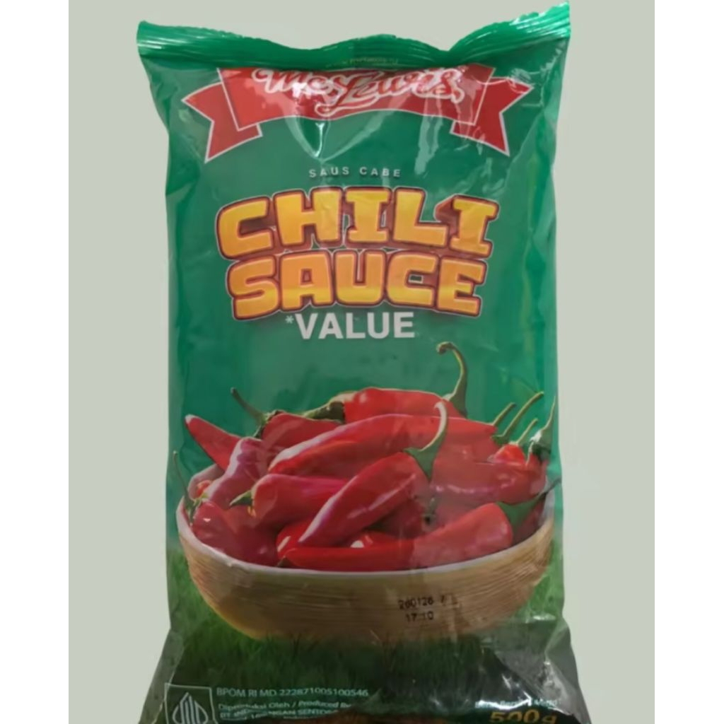 

Mc Lewis Saos Cabe Dan Saos Tomat 500grm Zabir Frozen Food