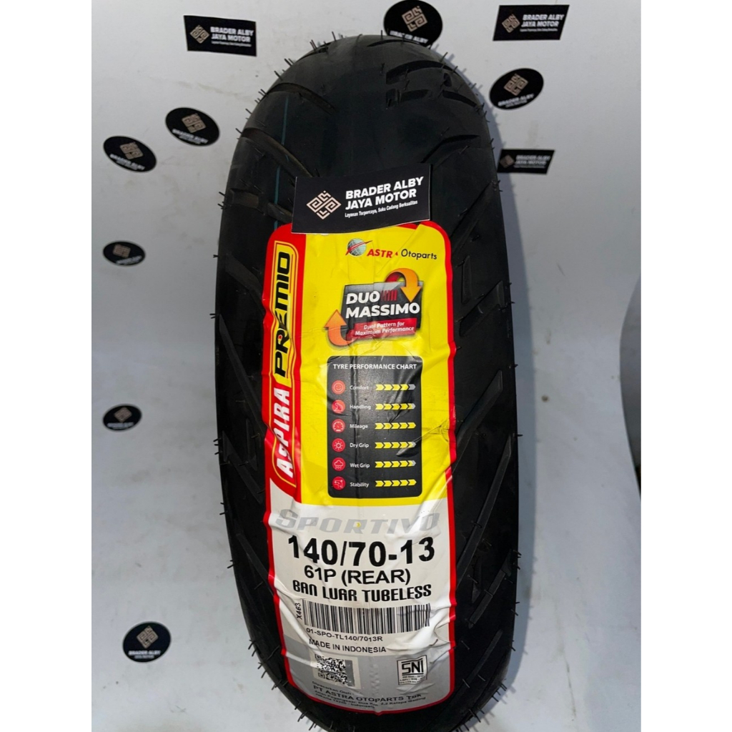 Ban luar Aspira Premio 140/70-13