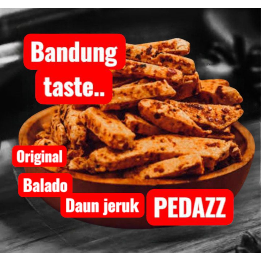 

100gr Cemilan Basreng Stik Pedas/original Daun jeruk Viral