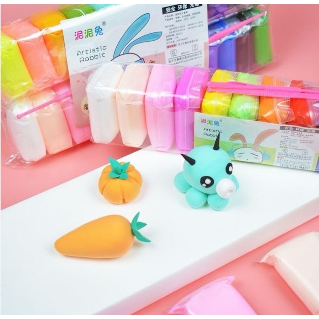 Super Clay Ringan Warna-Warni Mainan Anak - Clay Warna-warni