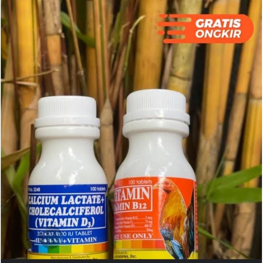 CALCIUM LACTATE DAN MULTIVITAMIN SUPLEMEN RAWATAN AYAM ADUAN