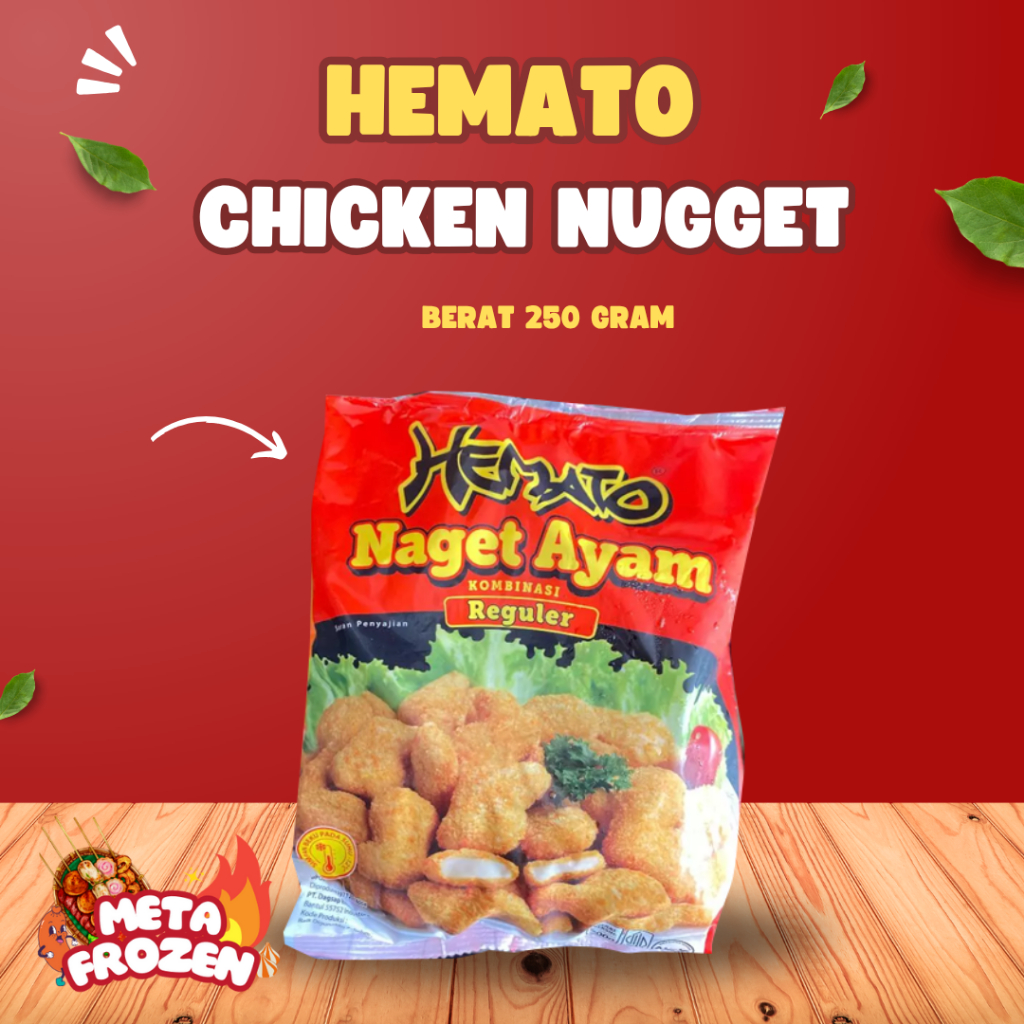 

HEMATO CHICKEN NUGGET BERAT 250 GR