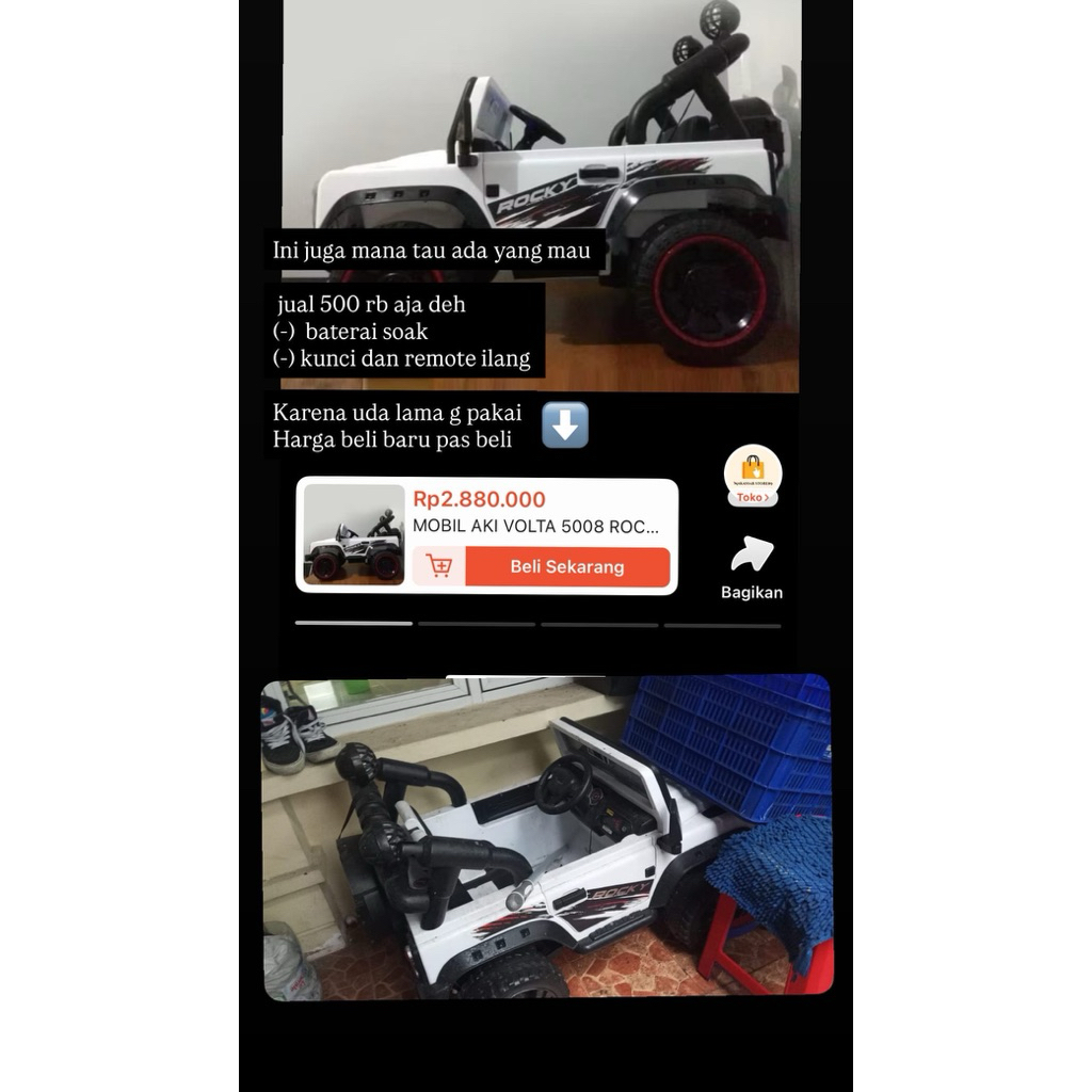 mobil aki second terima kondisi apa adanya